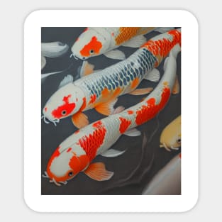 The Art of Koi Fish: A Visual Feast for Your Eyes 18 Sticker